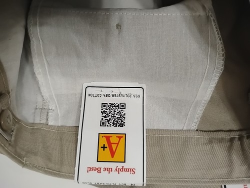2 A+ Uniforms Adjustable Waist Khaki Size14, 25/28 Wrinkle & Stain Resistant - Picture 4 of 9