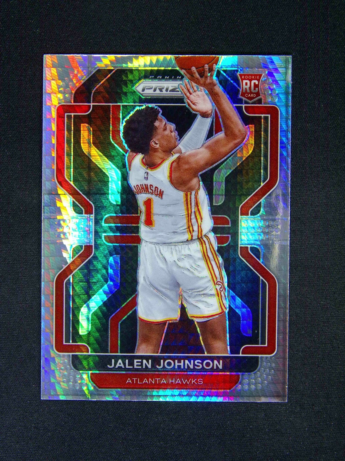 2021-22 Panini Prizm Jalen Johnson #305 RC Silver Hyper