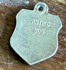 Vintage Lucerne Switzerland 800 Silver Enamel Travel Shield Bracelet Charm — photo 7