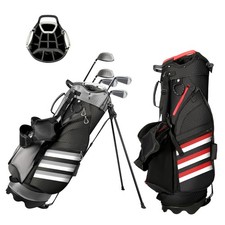 Golf Stand Bag 14 Way Divider w/ Cooler Pockets Rain Hood Lightweight Pick Color
