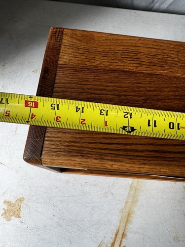 Rare Vintage The Glenlivet Scotch Whisky Roll Top Oak Wood Bread Box - Picture 8 of 10