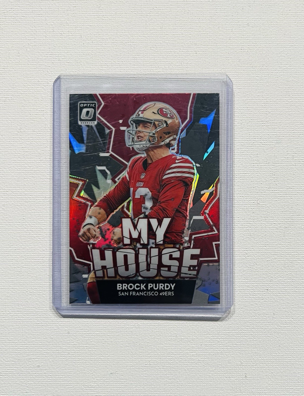 2022 Panini Donruss Optic - My House! Brock Purdy #MH-10 Holo Prizm (RC)