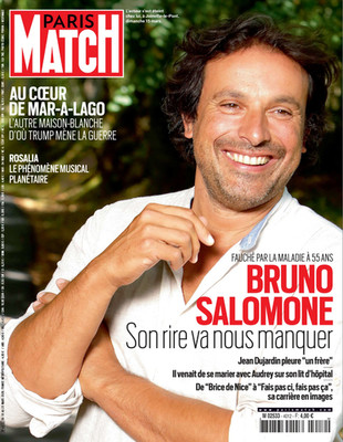 Paris Match n°4012   19 mars 2026   La mort de Bruno Salomone  