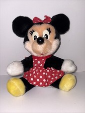 Vintage Disneyland Walt Disney World Minnie Mouse Plush 7  Stuffed Animal