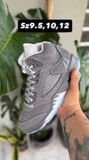 Jordan 5 Wolf Grey Sz 12 New