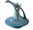 VINTAGE ROSEVILLE POTTERY BLEEDING HEART EWER # 963-6