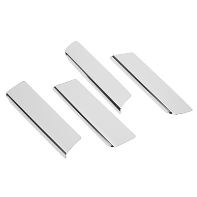 _4Pcs Car Bumper Protector Tirm Stainless Steel Unique For Note E13 21