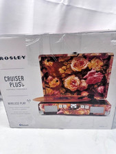 Crosley Cruiser Plus Portable Turntable with Bluetooth- Flowers New-Box Damage