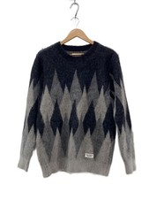 WACKO MARIA Knitted Sweater Thick M Wool BLK 17FW WMK KN19