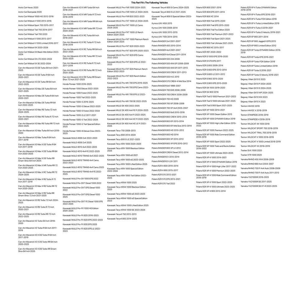 Kit de conector de tijera Tusk UTV para KYMCO UXV 500i 2012-2015 Foto 2 de 4