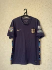 Rare England 2024-2025 Away National Football Team Jersey Size M Nike Men Navy
