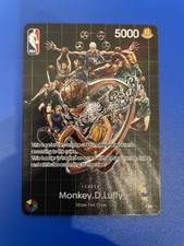 monkey d luffy promo NBA (carta Illustrativa Ottima Non Originale)