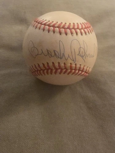 Brooks Robinson Signed AL Baseball -  Some Toning
