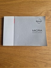 NISSAN Micra Owners Manual