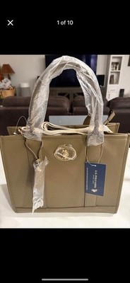 Brand New Woman s U.S. Polo Olive Green Purse with Tags Attached. NWT