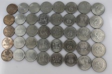 Konvolut 40x Gedenkm&uuml;nze DDR 5, 10 und 20 Mark