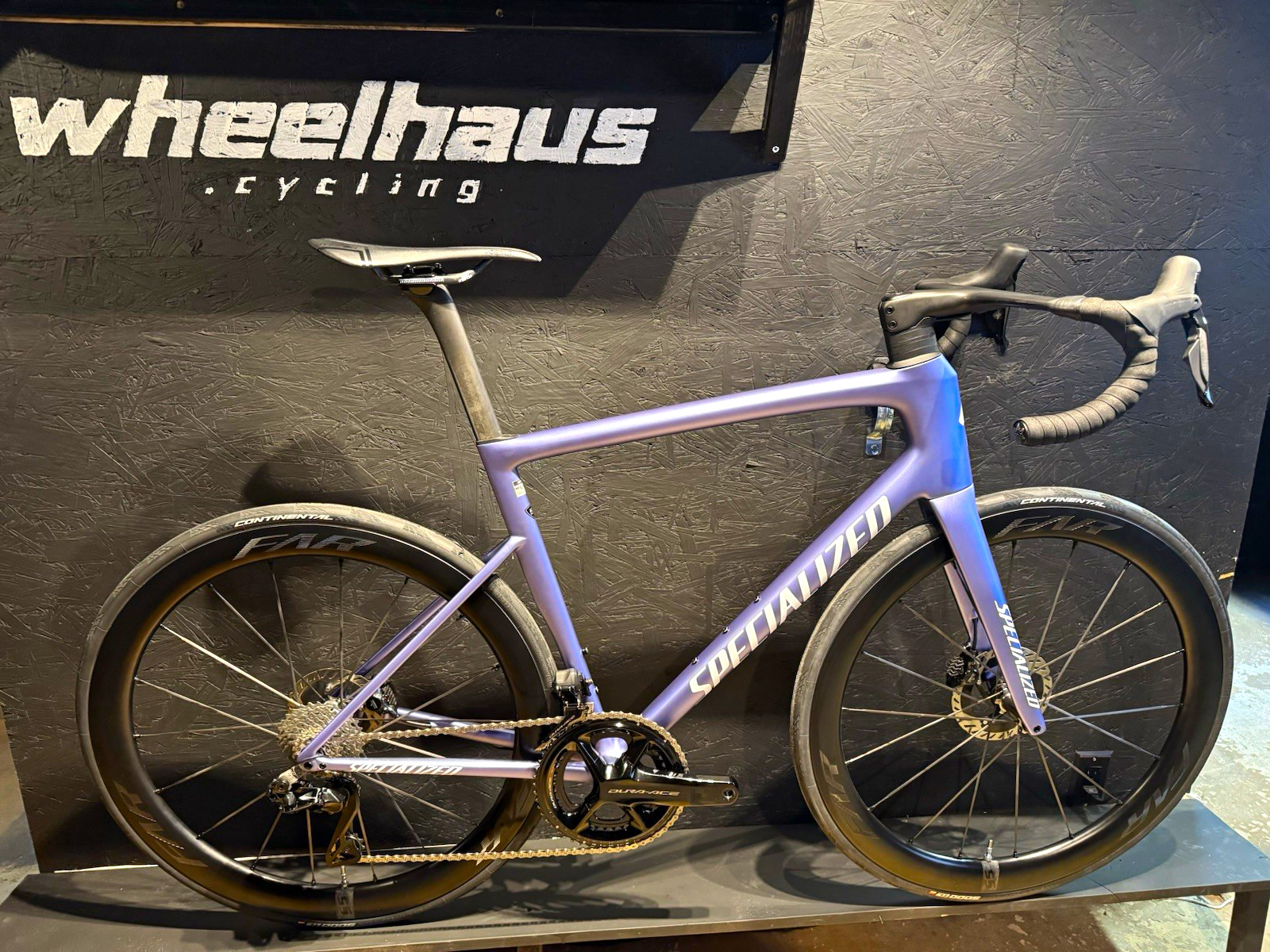 Specialized Tarmac SL8 Sz 58.  DuraAce 12 di2 FarSports S5.Roval Rapide 14.68 lb