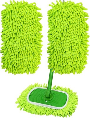 2PCS Chenille Mop Pads Compatible with Swiffer Sweeper