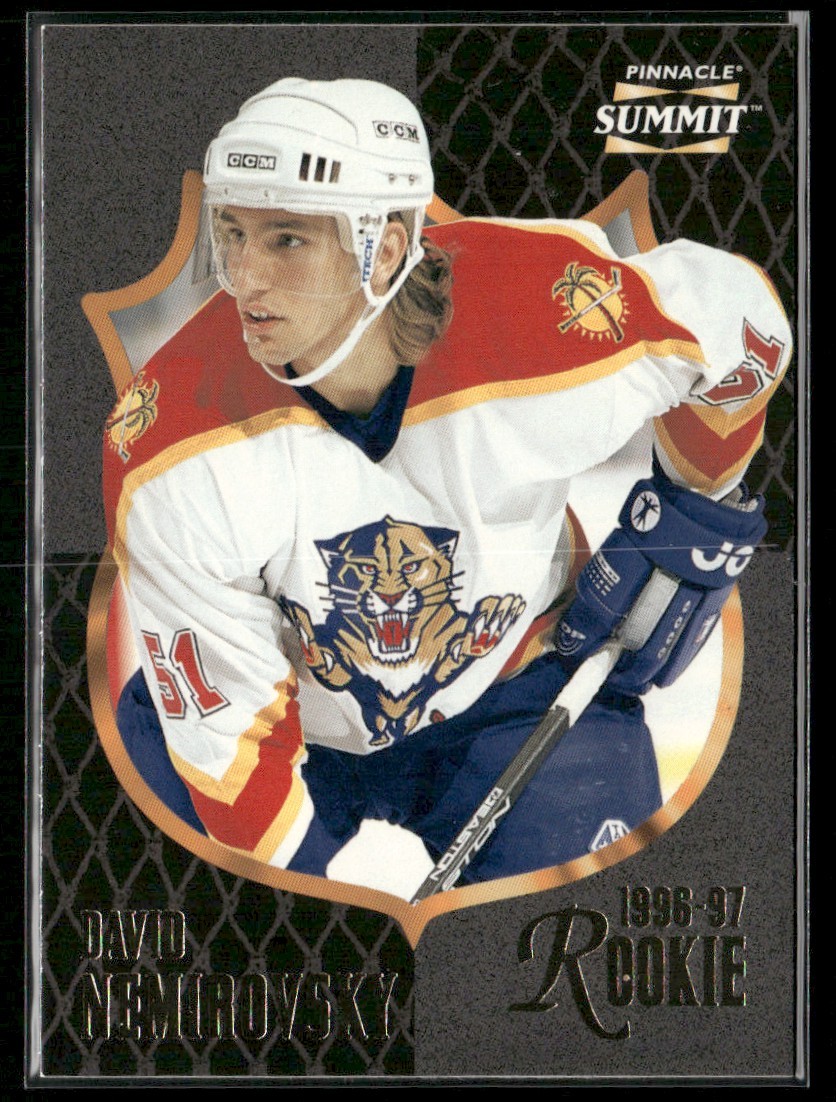 1996-97 PINNACLE SUMMIT DAVID NEMIROVSKY FLORIDA PANTHERS RC #191