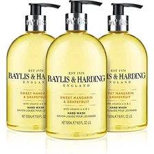 Baylis & Harding Sweet Mandarin & Grapefruit 16.9 Ounces Hand Wash, Pack Of 3