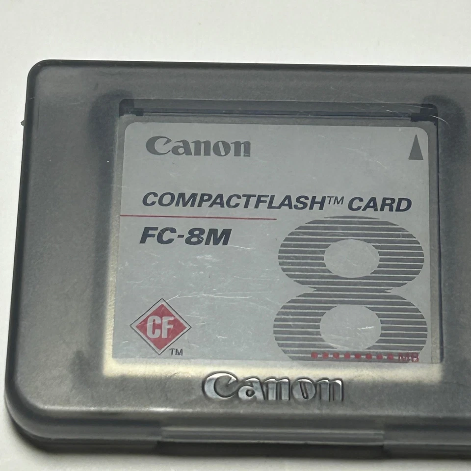 Canon 8MB FC-8M CF Compact Flash Camera Memory Card with/ Case - Image 2 of 3