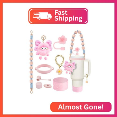 #ad vikgle Stanley Cup Accessories Set for 40oz amp; 30oz Tumblers Handle Strap Spil $7.27