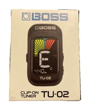 BOSS TU-02 Clip-On Guitar Tuner Roland Musical Instrument New In Box