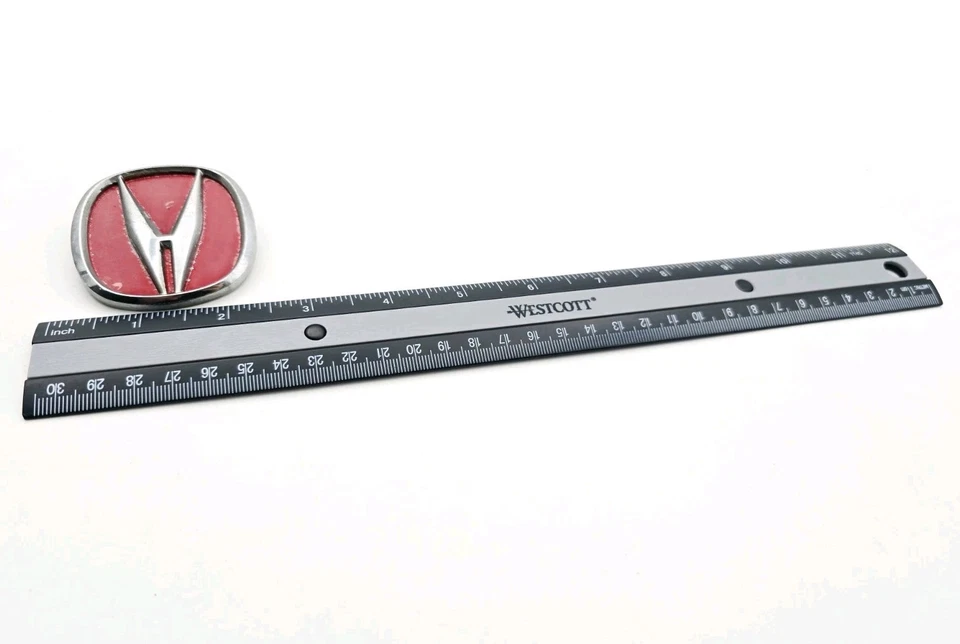 1991-1995 Acura Legend emblema tapa maletero insignia logotipo rojo insignia Foto 2 de 3