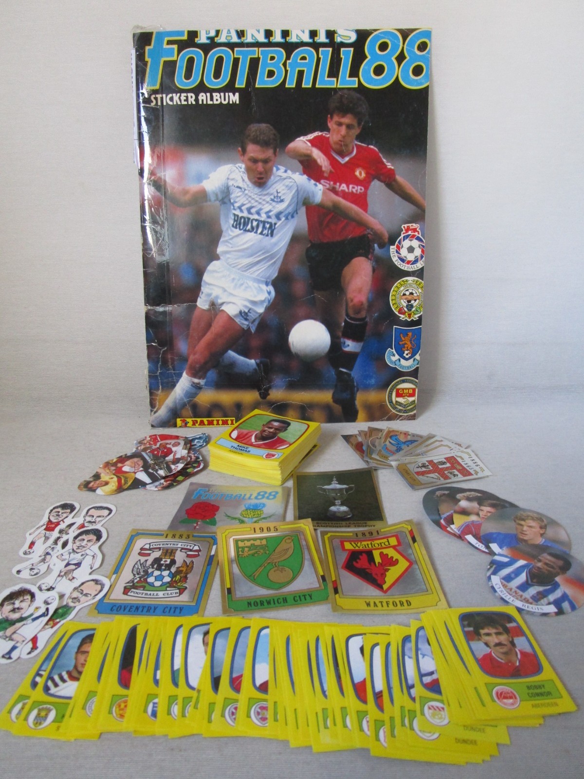 2-INGHILTERRA FOOTBALL 88-PANINI- LOTTO 219 FIGURINE DIVERSE-RECUPERATE - OTTIME