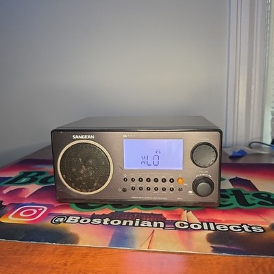 Sangean Radio WR-2 AM FM-RDS Digital Tuning Receiver Black Works Great!