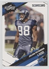 2009 Score Scorecard 260/299 Julian Peterson #257 0l2