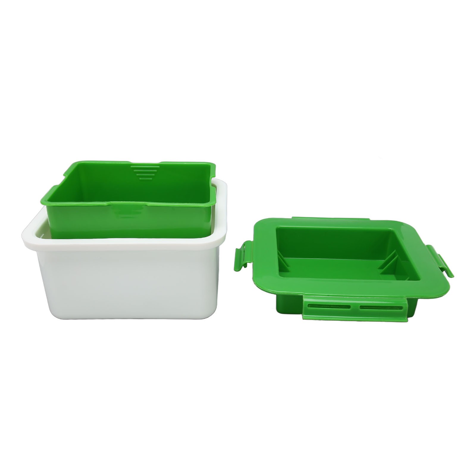 Tofu Press With Drain Holes For Evenly Pressed Tofu In Green Excellent