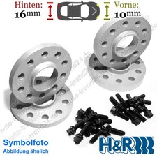 H&R Spurplatten VA 10mm & HA 16mm u.a.: VW New Beetle Cabriolet 1Y7 02-10