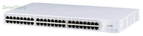 3Com SuperStack 3 (3C17204) 48-Ports Rack-Mountable Switch Managed ...