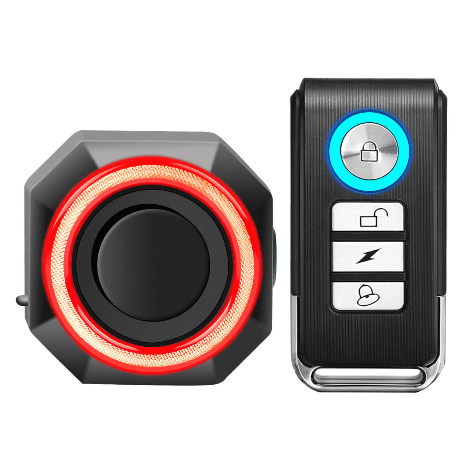 Super Loud Vibration Burglar Alarm Set Bike Security Protect Suitcase Belongings