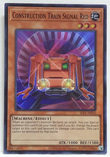 Yugioh Asien Englisch Bau Zug Signal Rot SLF1-AE010 Super Selten