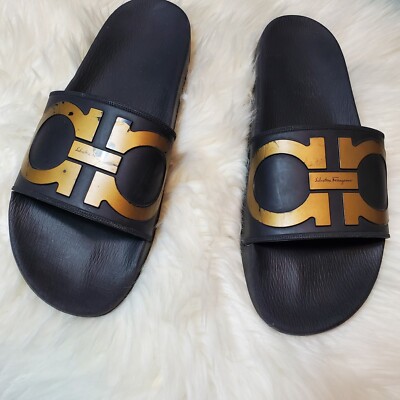 Salvatore Ferragamo 'Groove' Slide Sandal, Size 11 M US | eBay