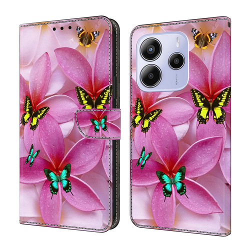 Cat Butterfly Flower Wallet Cover Case For Xiaomi Redmi Note 6 7 8 9 10 Pro 8T - 第 4/32 張圖片