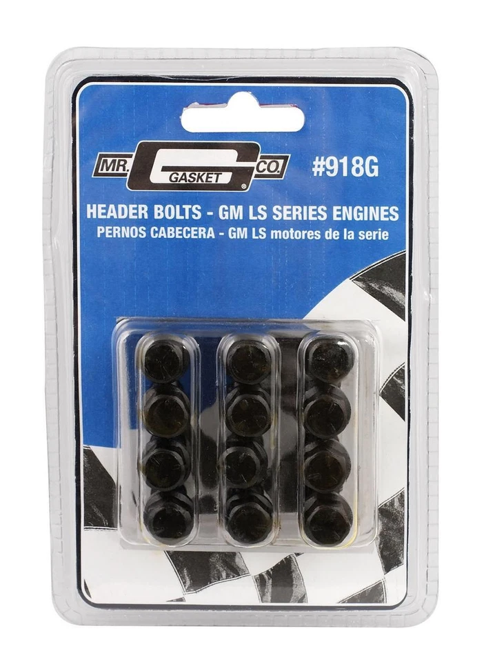 Conjunto de parafusos de cabeçalho Mr Gasket 918G - Imagem 2 de 4