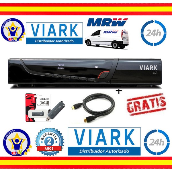 SINTONIZADOR  SATELITE VIARK SAT WIFI+CABLE HDMI+USB 16GB FACTURA+24HMRW