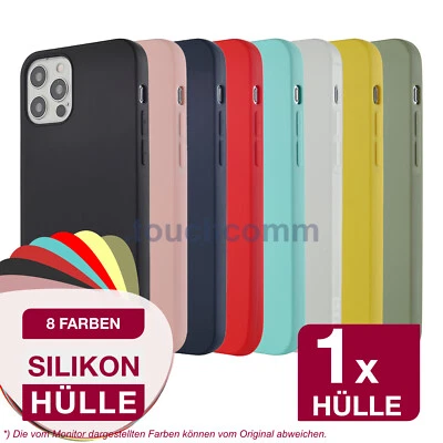Handyhülle für iPhone 13 12 11 8 SE XS XR Pro mini Max Bumper Schutzhülle Case - Bild 1 von 4