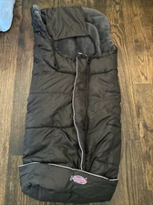 FUNLIFE Universal Stroller Cover Winter Bag For Baby Toddler Black EUC 2