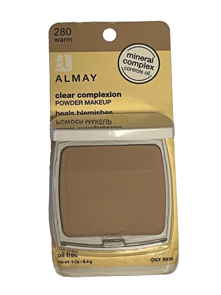 Almay Clear Complexion Powder Makeup Heals Blemishes, 280 Warm - Image 2 of 3