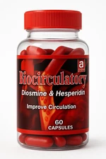 Biocirculatory Diosmine & Hesperidin Prevent Vein Circulation Varicose Spider