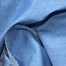 Indigo Blue Denim 100% Cotton Canvas 4.8 oz Fabric 56 Inches Wide, by The Yard