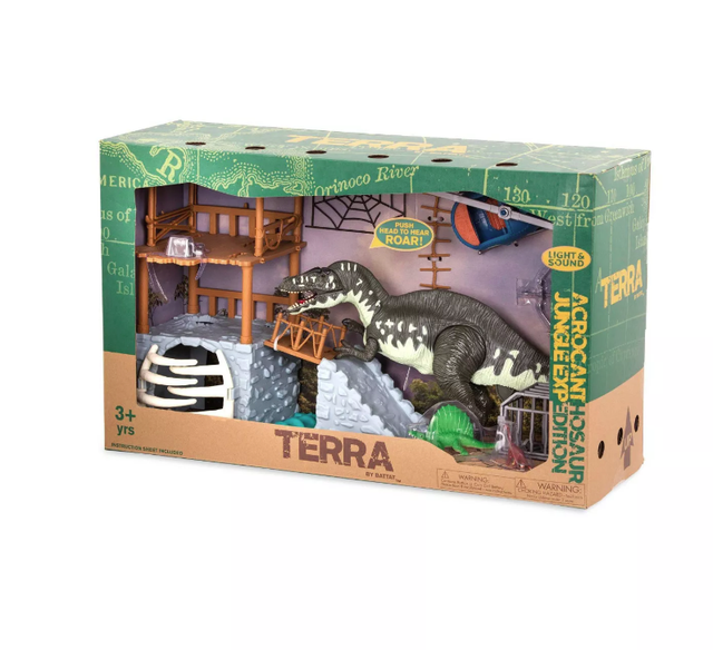 terra dinosaur playset