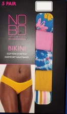 No Boundaries 5 Pair Bikini Cotton Stretch Panties Comfort Waistband XXL 19
