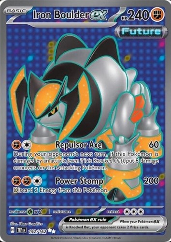 Iron Boulder ex 192/162 Ultra Rare - Picture 1 of 3