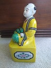 Antique/Vintage Chinese Biscuit Porcelain Boy with Fan — photo 6