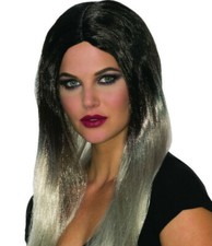 Sassy Naomi Wig black silver Rubies women costume hair TV film stage actress fun